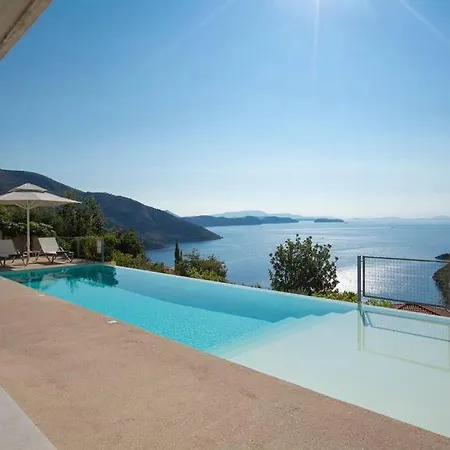 Βίλα Posidonia Of Blue Caves Complex With Perfect View & Salt Water Pool Σύβοτα