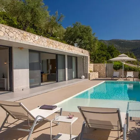 Villa Posidonia Of Blue Caves Complex With Perfect View & Salt Water Pool Syvota