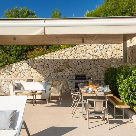 Posidonia Of Blue Caves Complex With Perfect View & Salt Water Pool Βίλα *