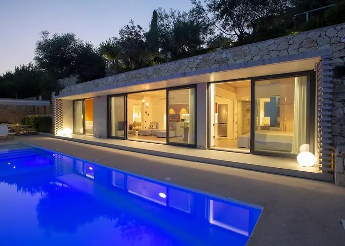 Posidonia Of Blue Caves Complex With Perfect View & Salt Water Pool * Sivota