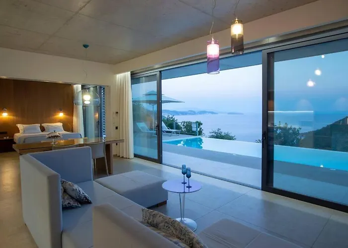 Posidonia Of Blue Caves Complex With Perfect View & Salt Water Pool Sivota